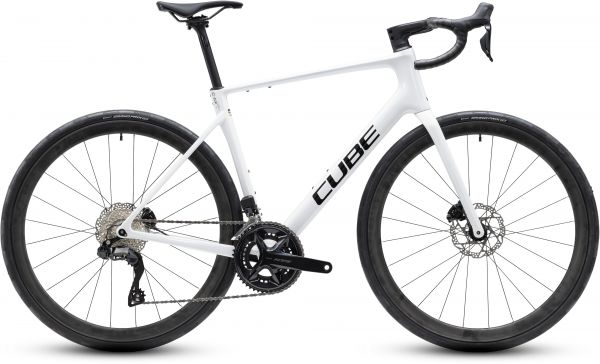 Cube "Attain C:62 SLX" metallicwhite´n´black 2027