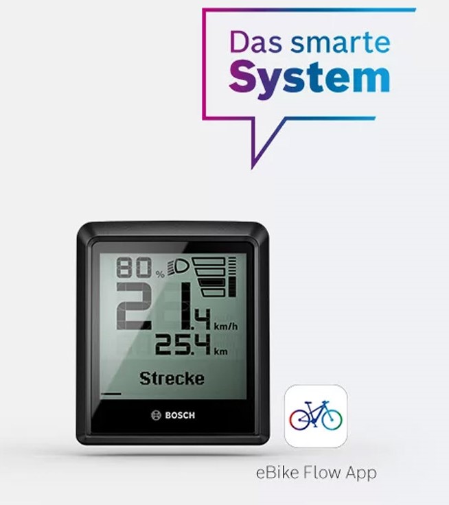Bosch Nachrüst-Kit Intuvia 100 31,8 - smart System, e-bike Zubehör, E-bikes