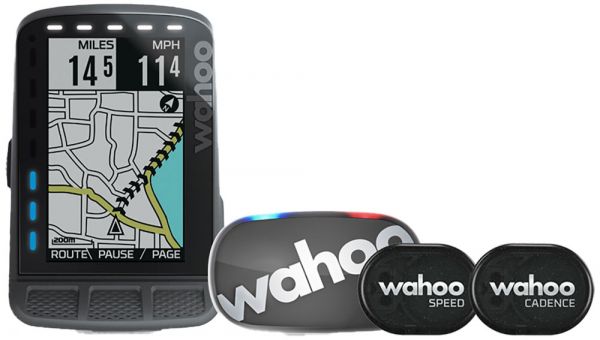 Wahoo "Elemnt Roam Bundle" GPS Fahrradcomputer inkl. Tickr2 und Speed/Cadence Sensor